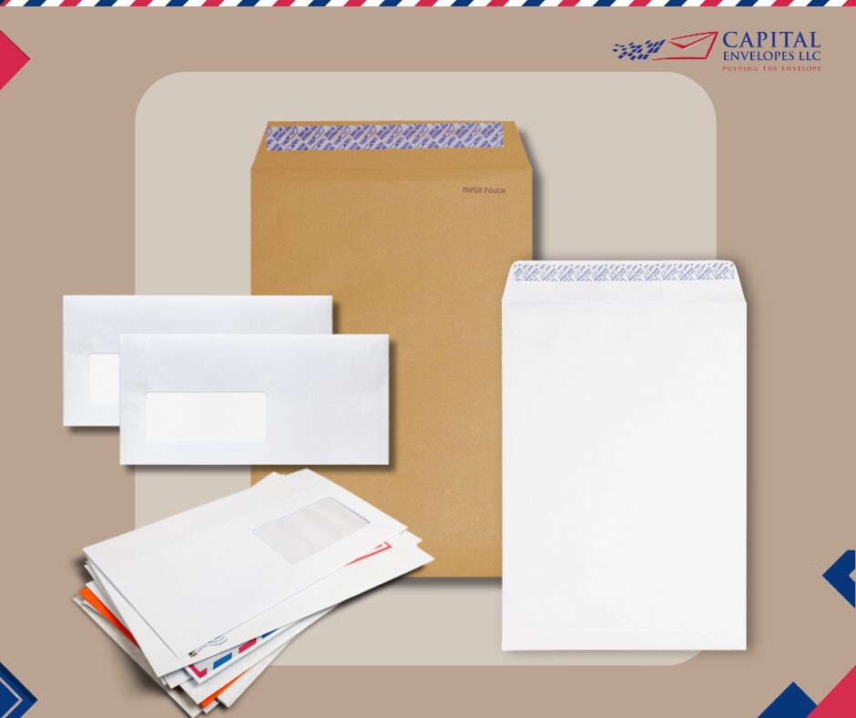 Quality office envelopes manufacturer in UAE showcasing premium printed branded envelopes
